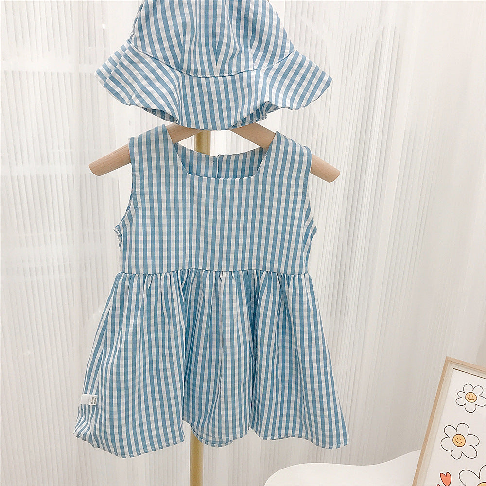 Kids' Plaid Shirt and Shorts Set