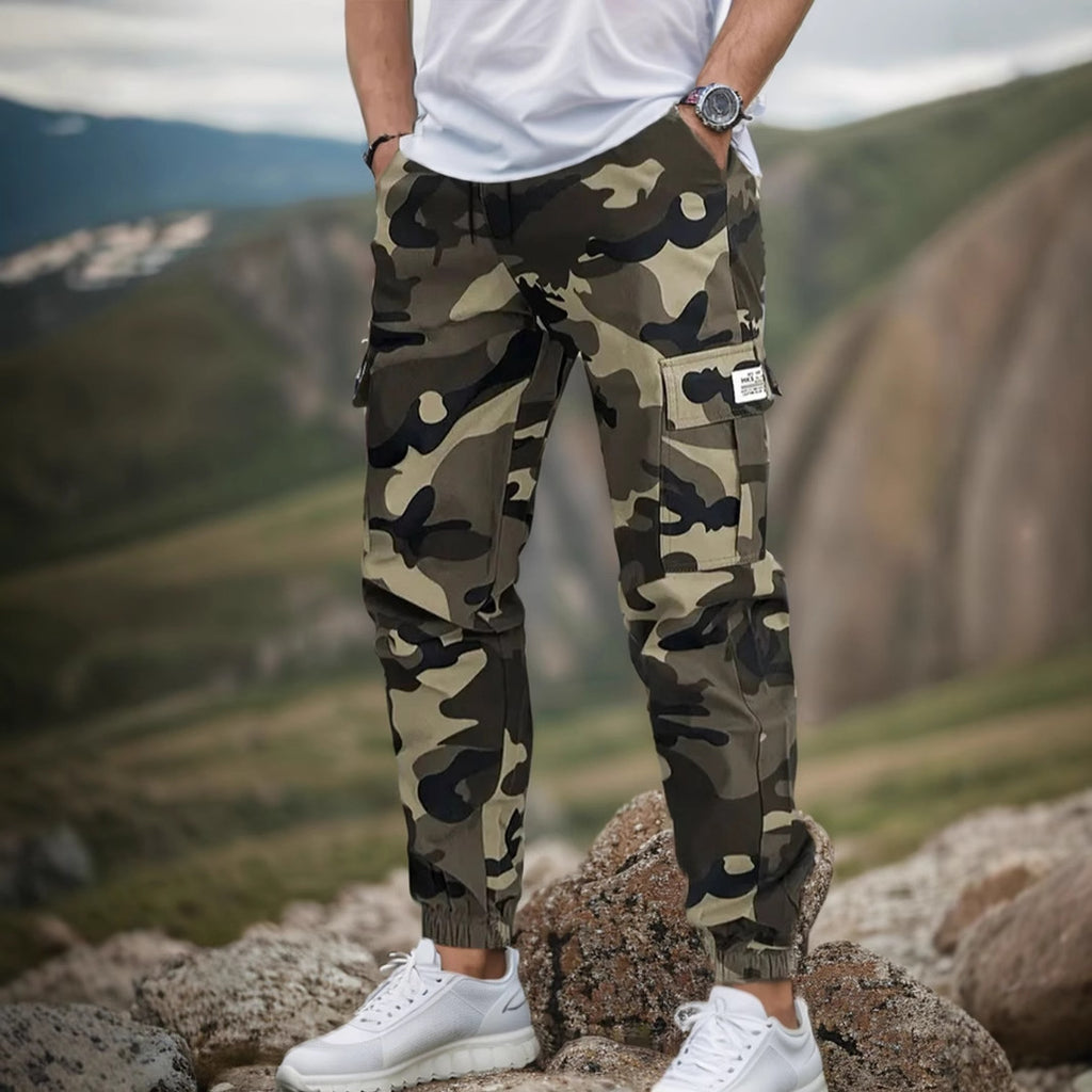Camouflage work trousers