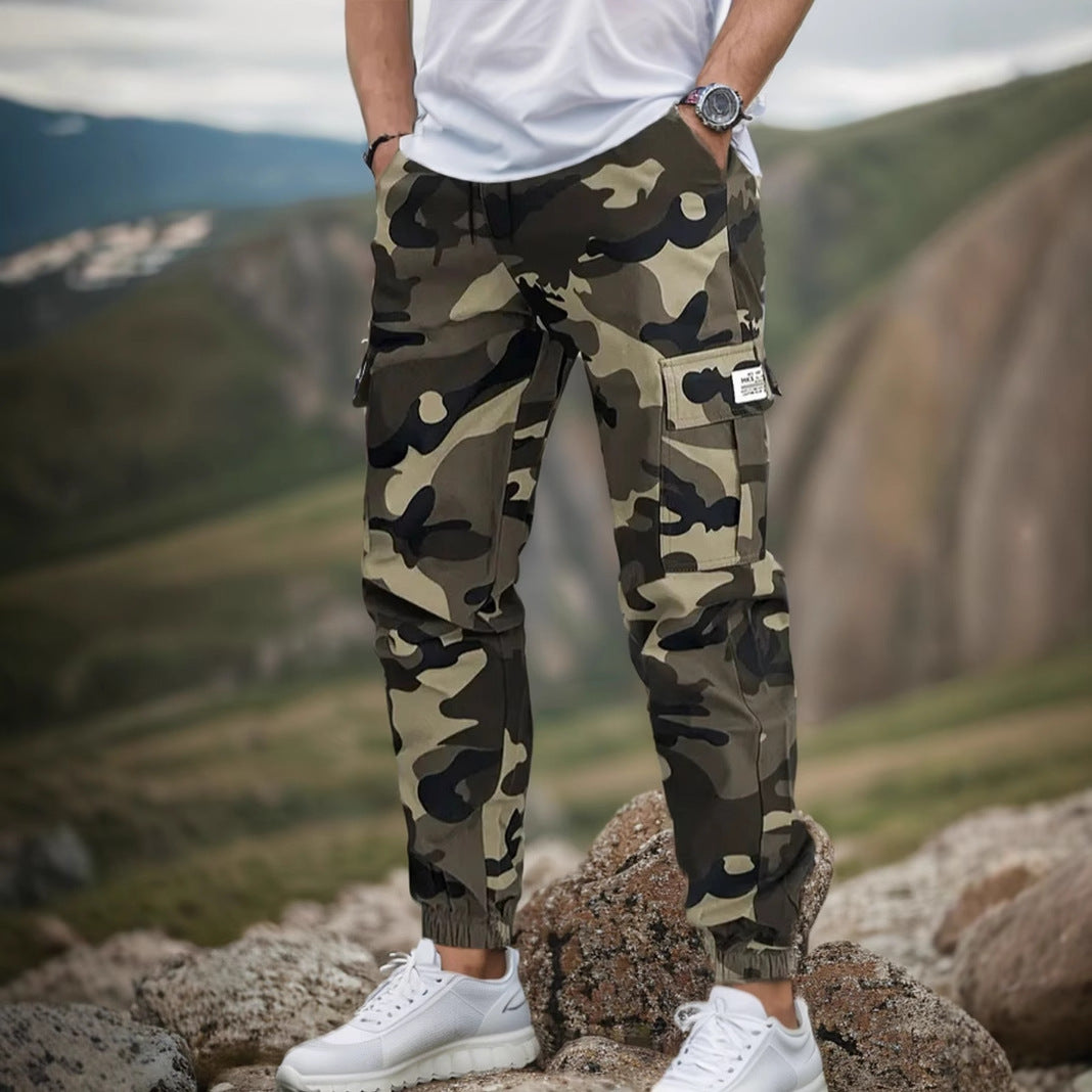 Camouflage work trousers