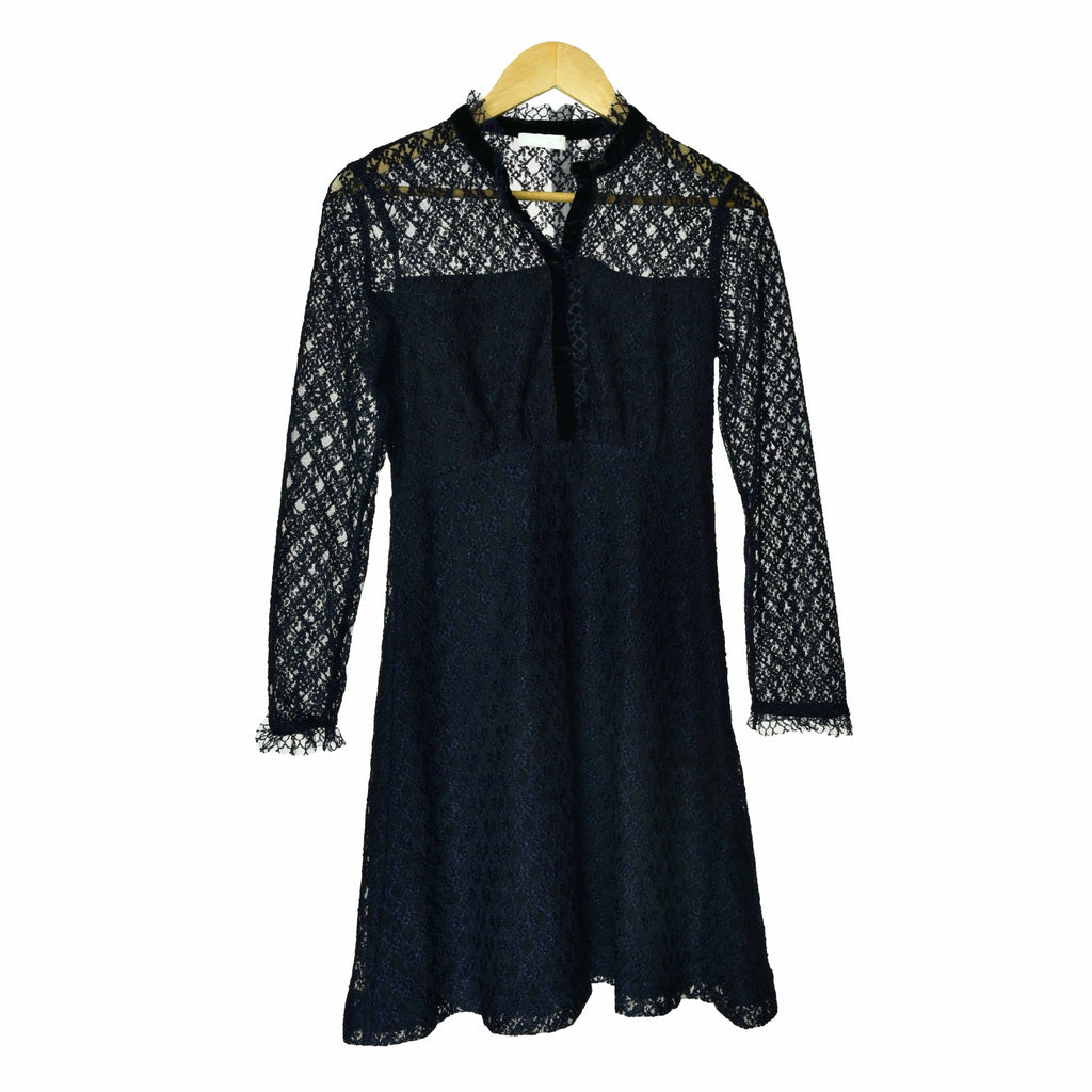 Hollow Lace V-Neck Dress