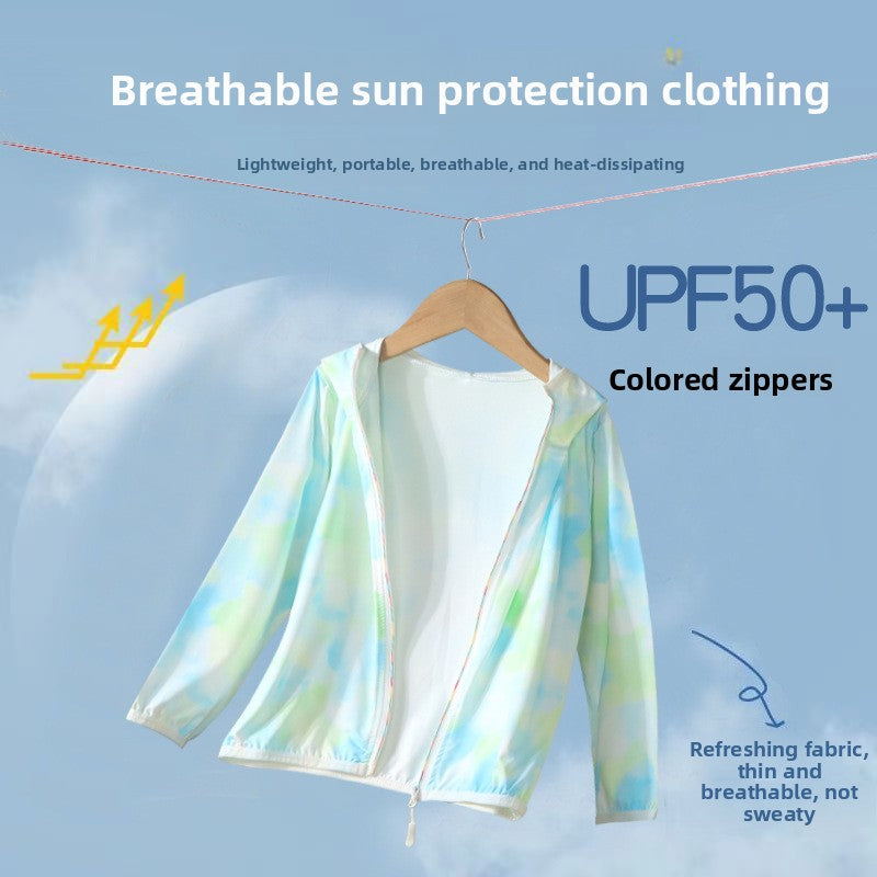Kids' UV Protection Hooded Jacket