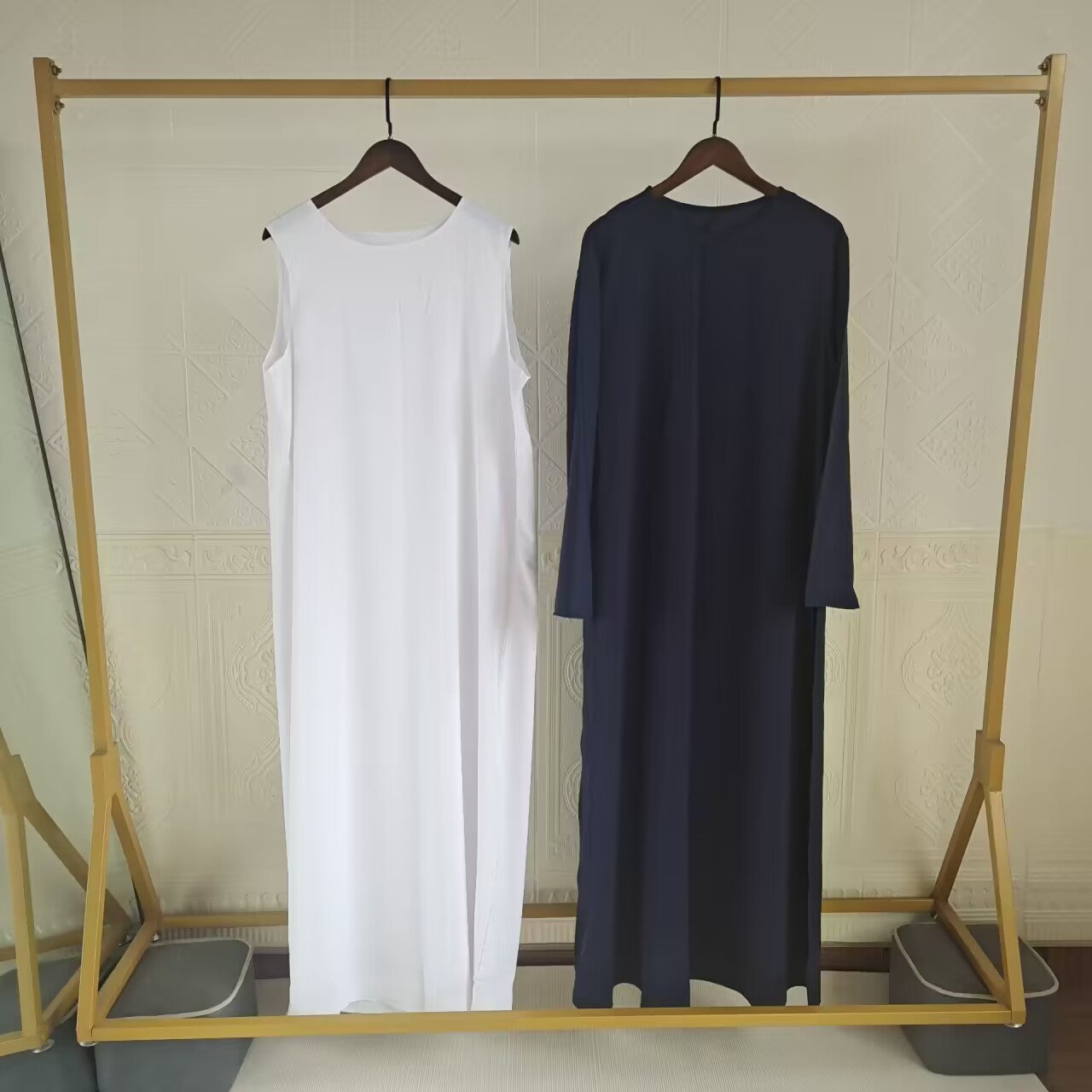 Robe Base Inner Skirt Casual Dress