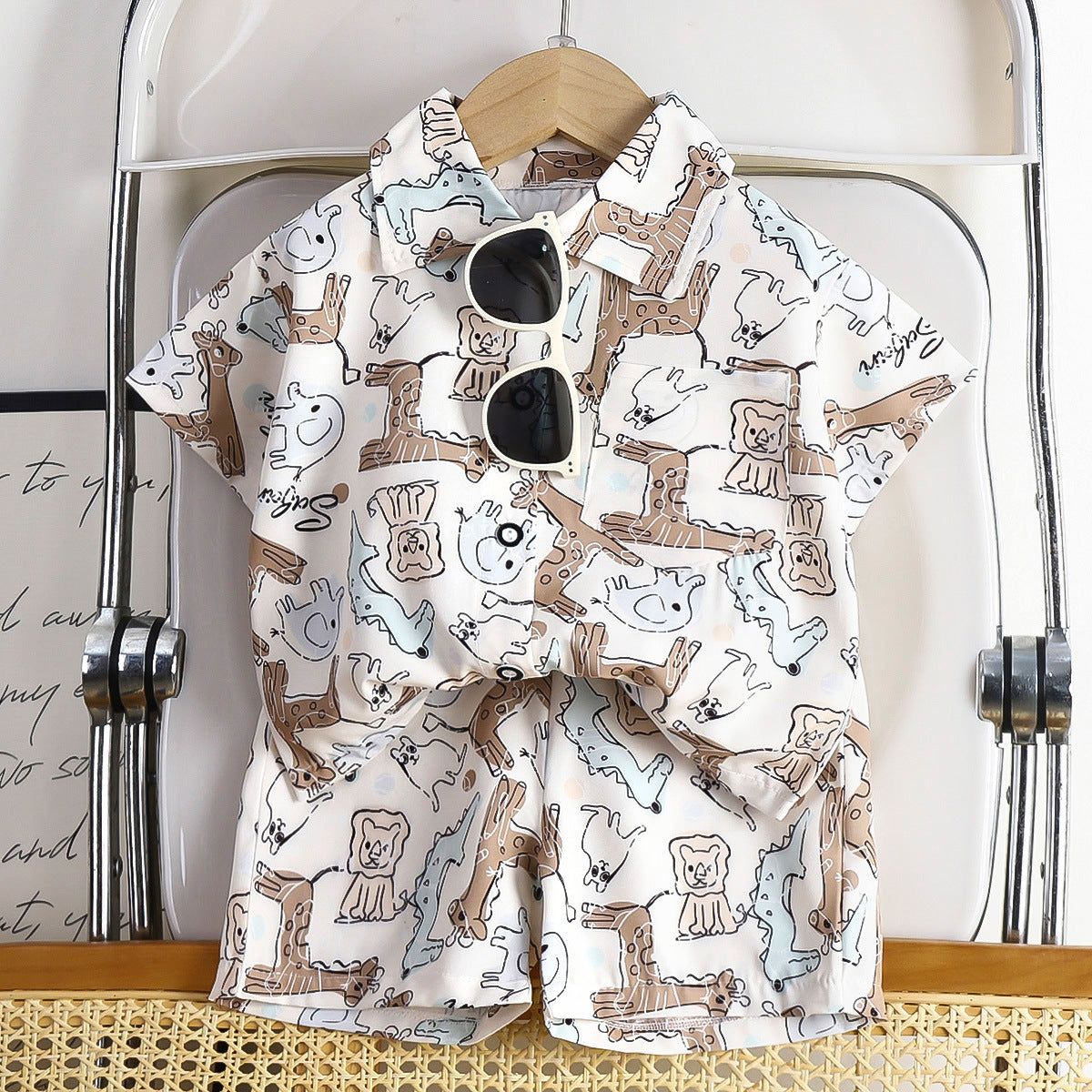 Childrens' Short Sleeve Shirt and Shorts