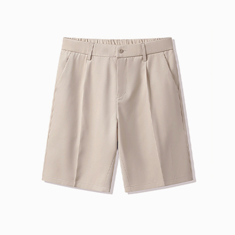 Men's Suit Shorts Comfortable Draped Trousers