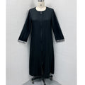 Zippered cardigan robe