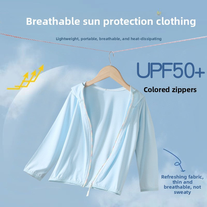 Kids' UV Protection Hooded Jacket