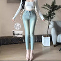 High Waist Stretch Denim Jeans