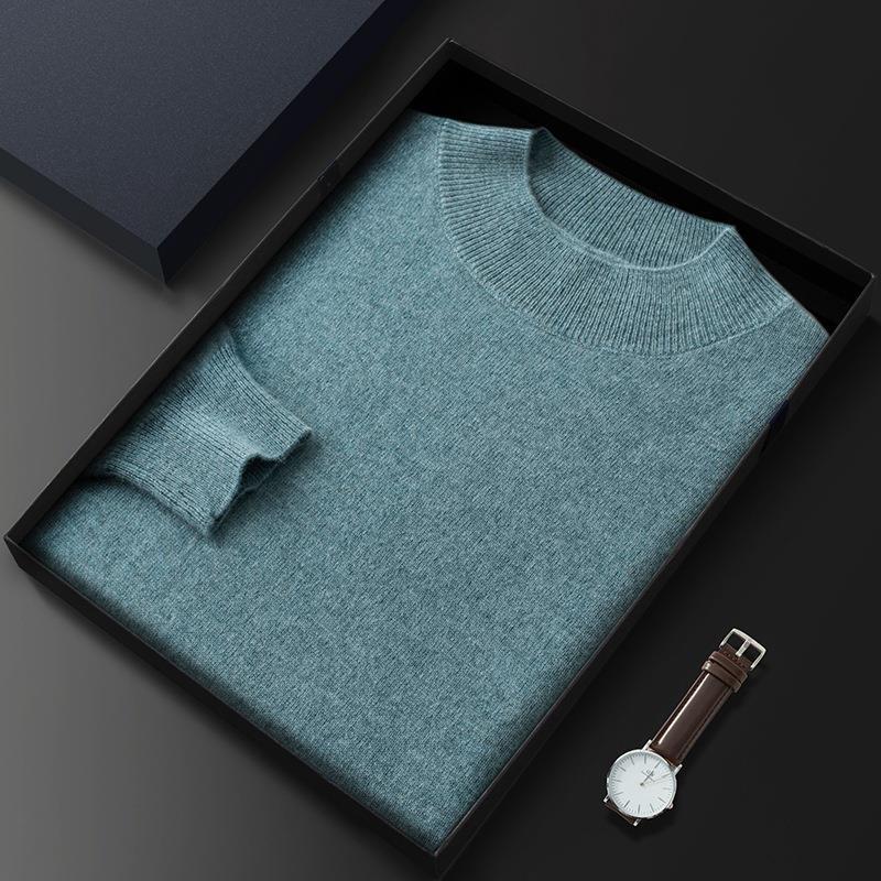 Men's Half-Turtleneck Cashmere Sweater