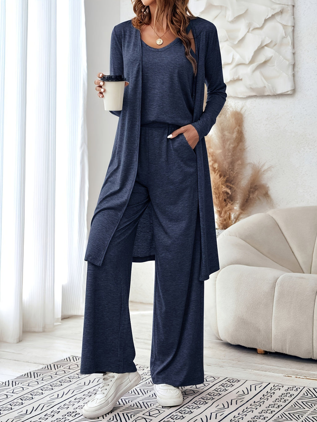 Women's Casual Suspenders Three-Piece Set