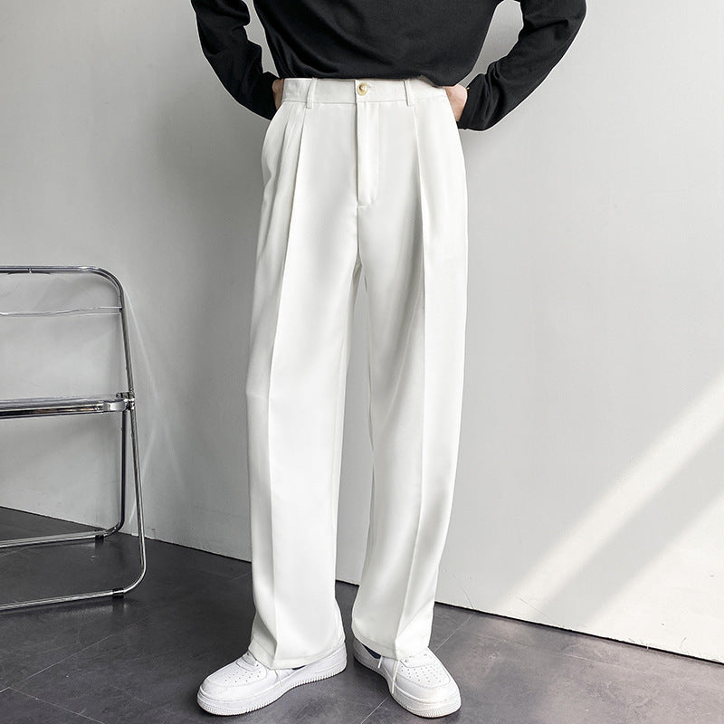 Men's Wide Leg Casual Trousers