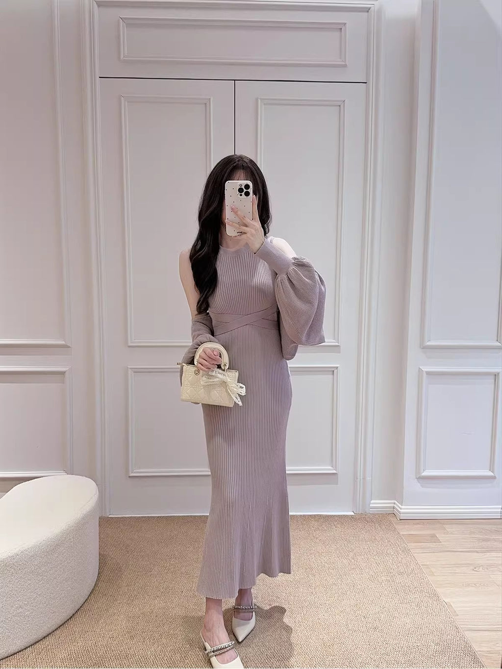 Knitted Dress Set