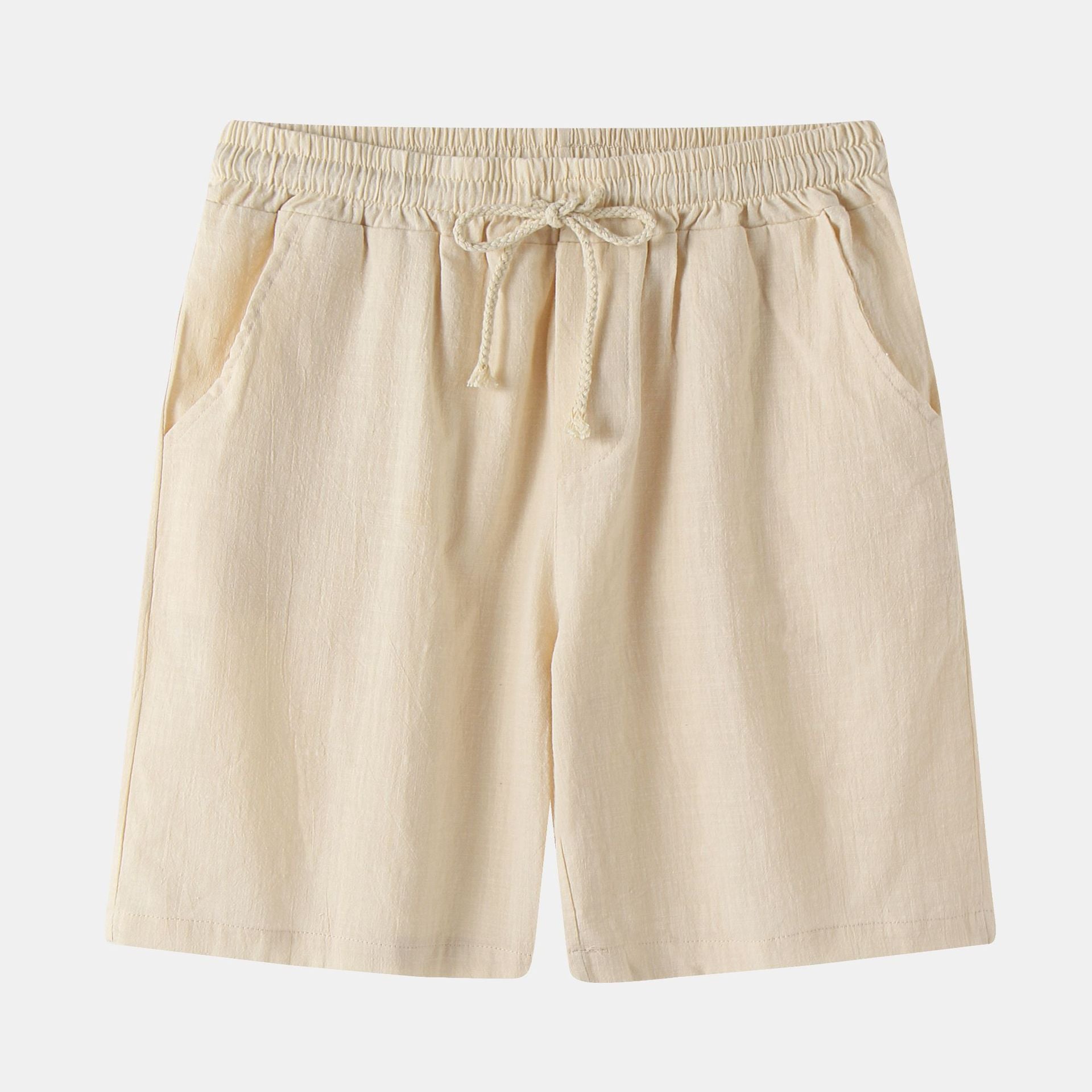 Men's Cotton-Linen Casual Shorts