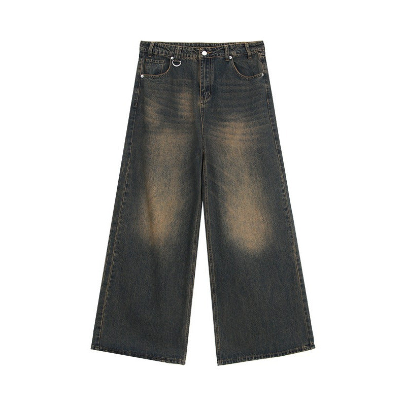 Loose Fit Straight Jeans