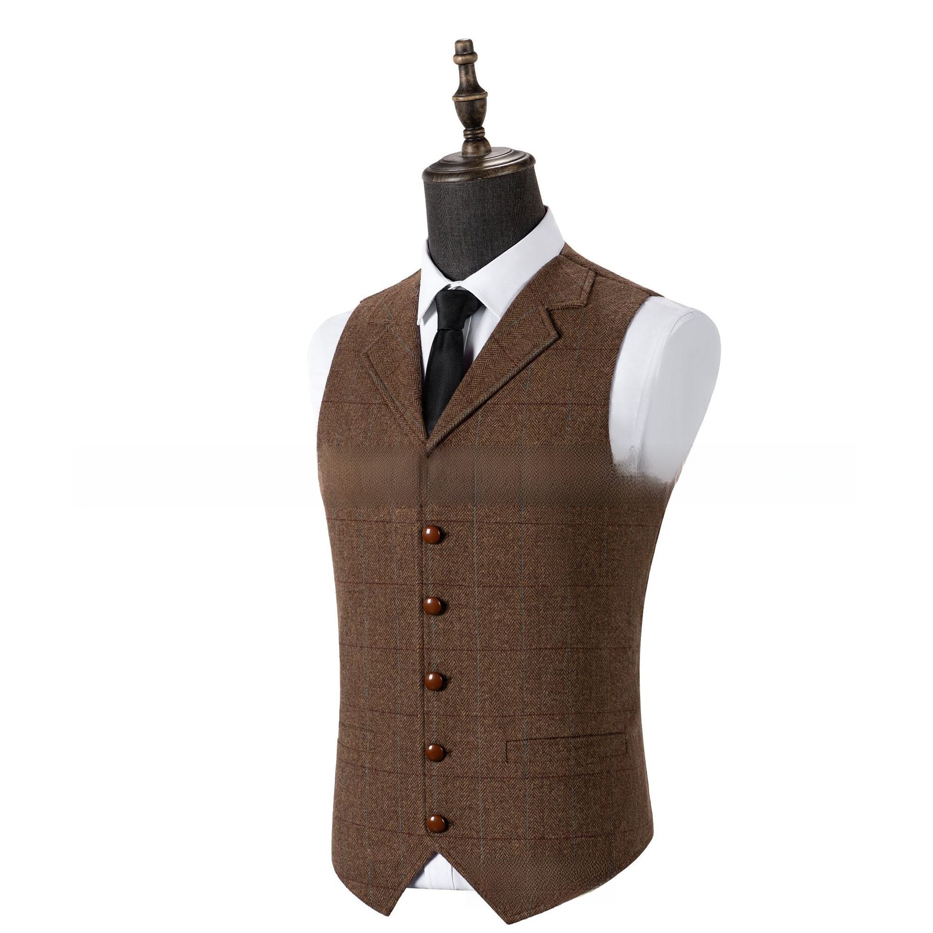 Men's Slim Fit Vest for Formal and Casual Wear