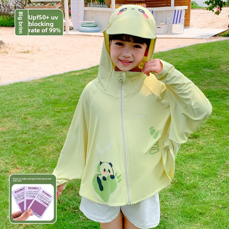 Children's Lightweight UV Protection Hooded Jacket