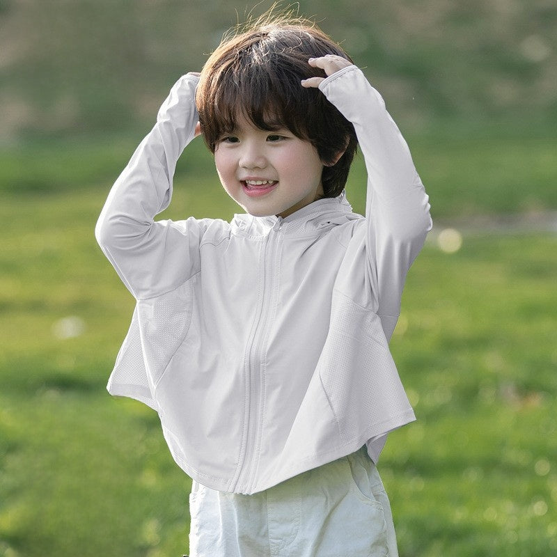 Children's Lightweight UV Protection Hooded Jacket