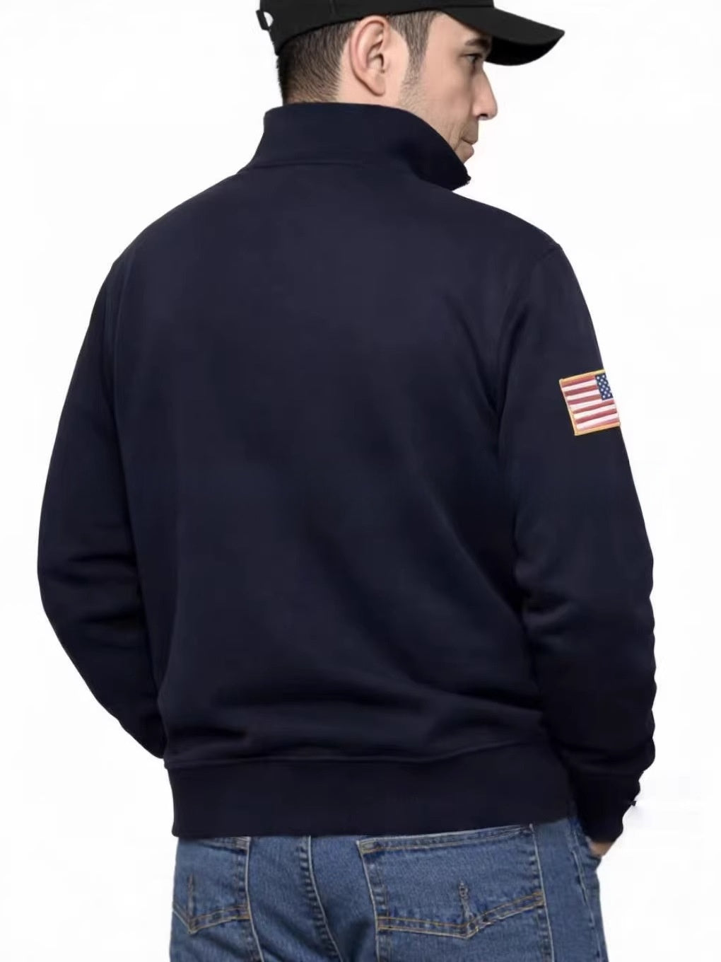 Long-sleeve oversized hoodie, thickened outerwear