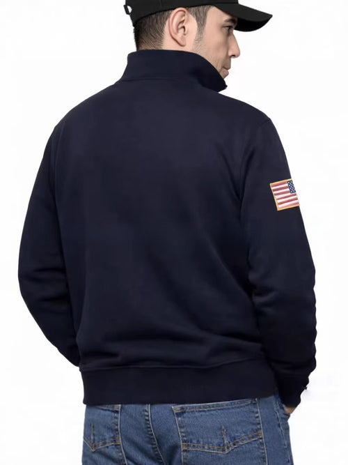 Long-sleeve oversized hoodie, thickened outerwear