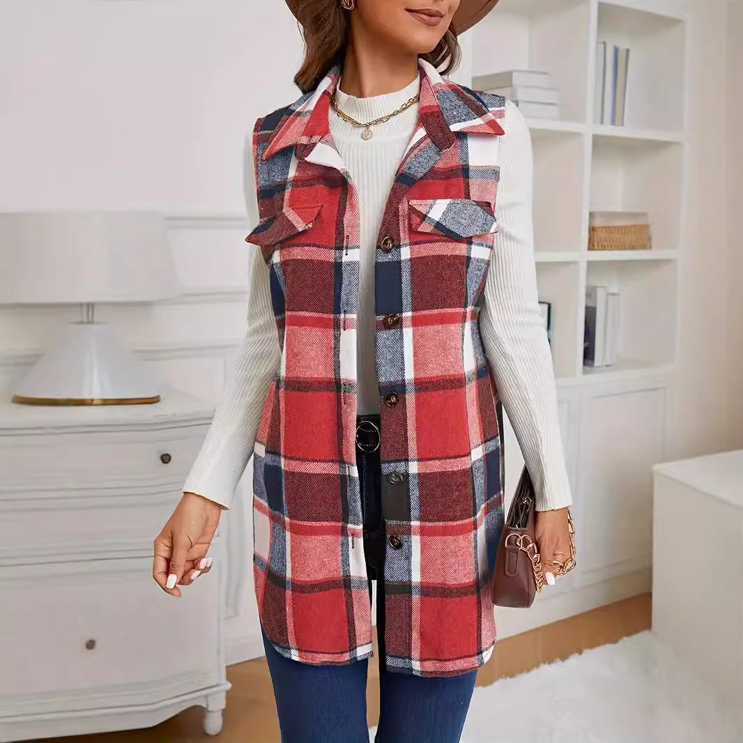 Women's wool vest