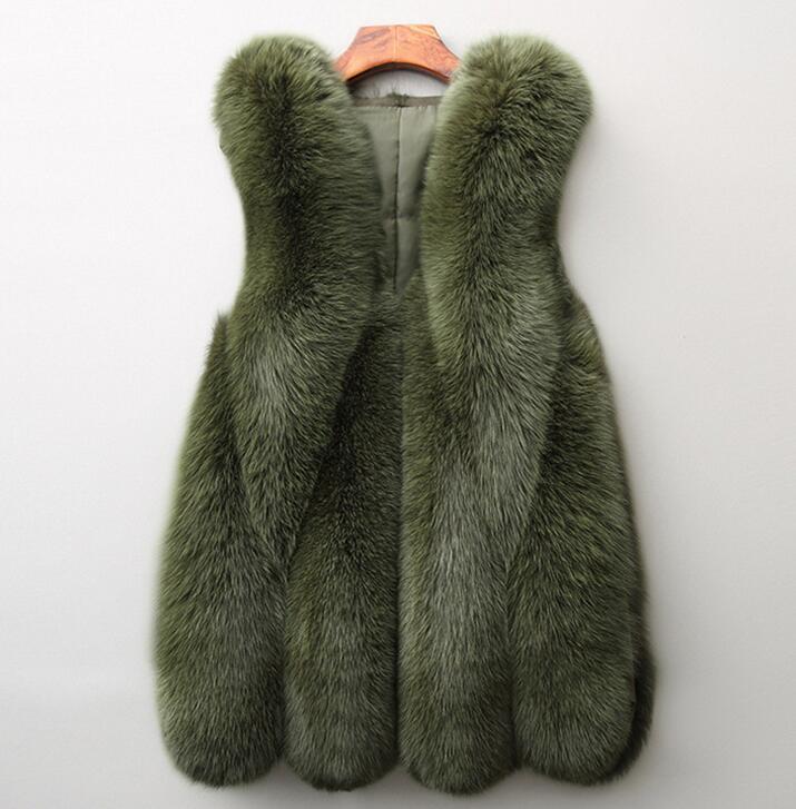 Faux fur vest