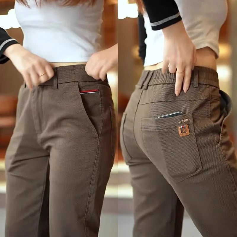 Men's Straight Leg Casual Trousers