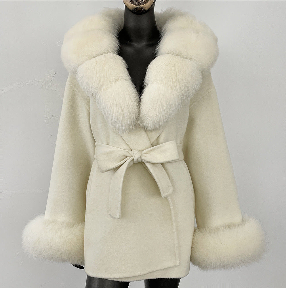 Double-Sided Wool Coat Women's Woolen Coat