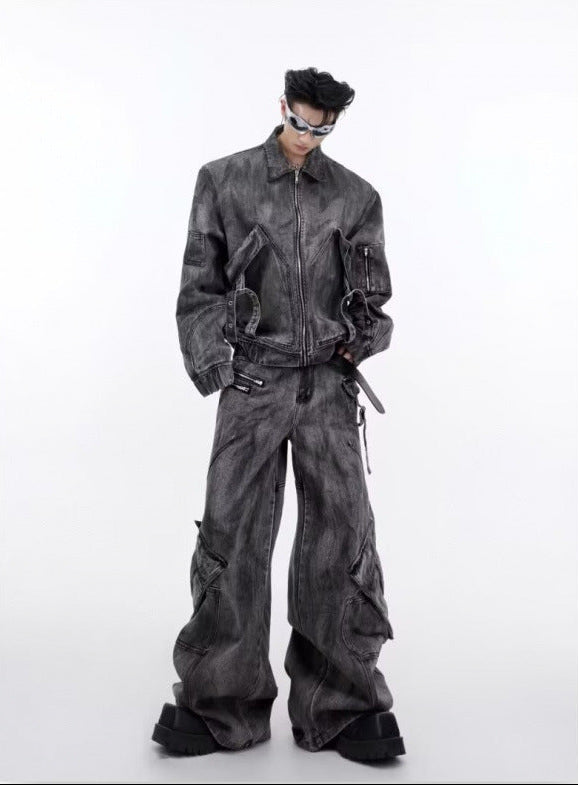 Denim Suit Set