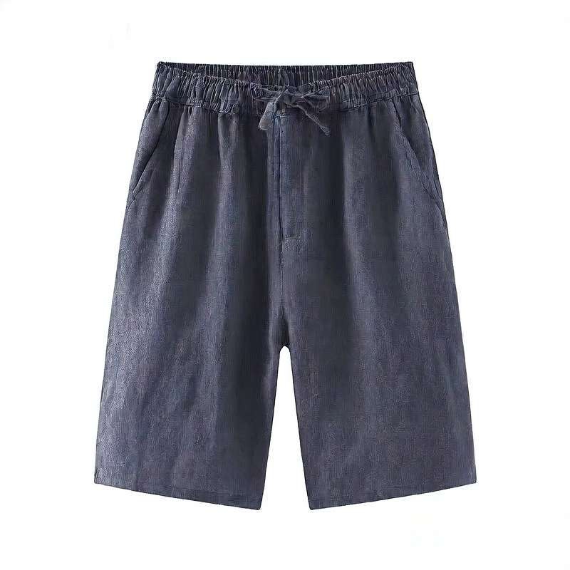100% Linen Casual Men Shorts