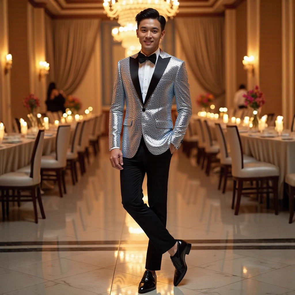 Men's Sequined Dinner Suit