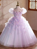 Girl's Elegant Princess Performance Dress