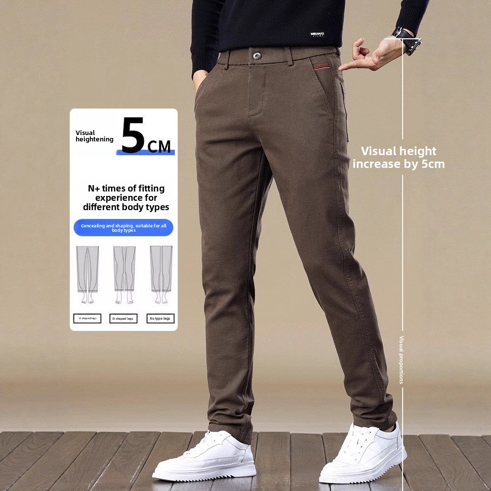 Men's Straight Leg Casual Trousers