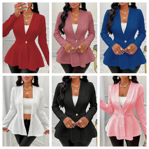 Women's Jacquard Blazer