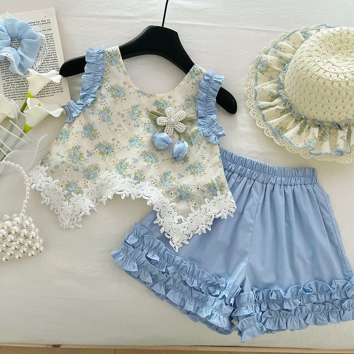 Girls' Summer Two-Piece Outfit