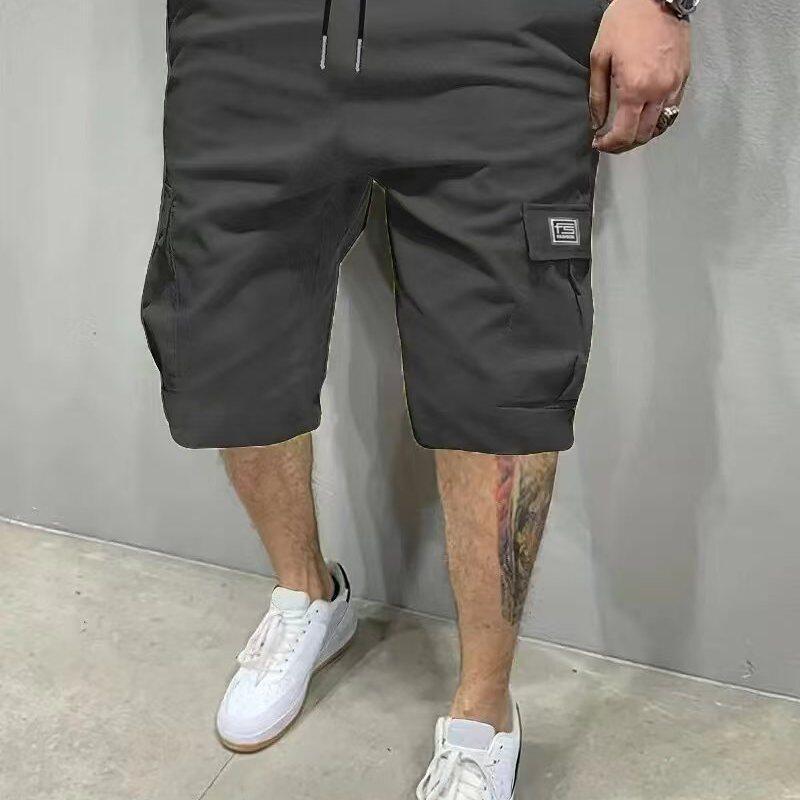 Men's Summer Shorts Straight Cut Beach Pants