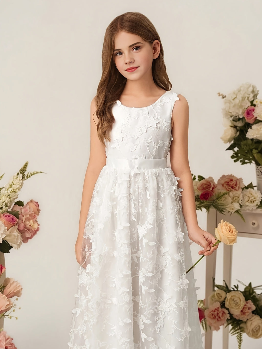 Girl's Princess Lace Dress