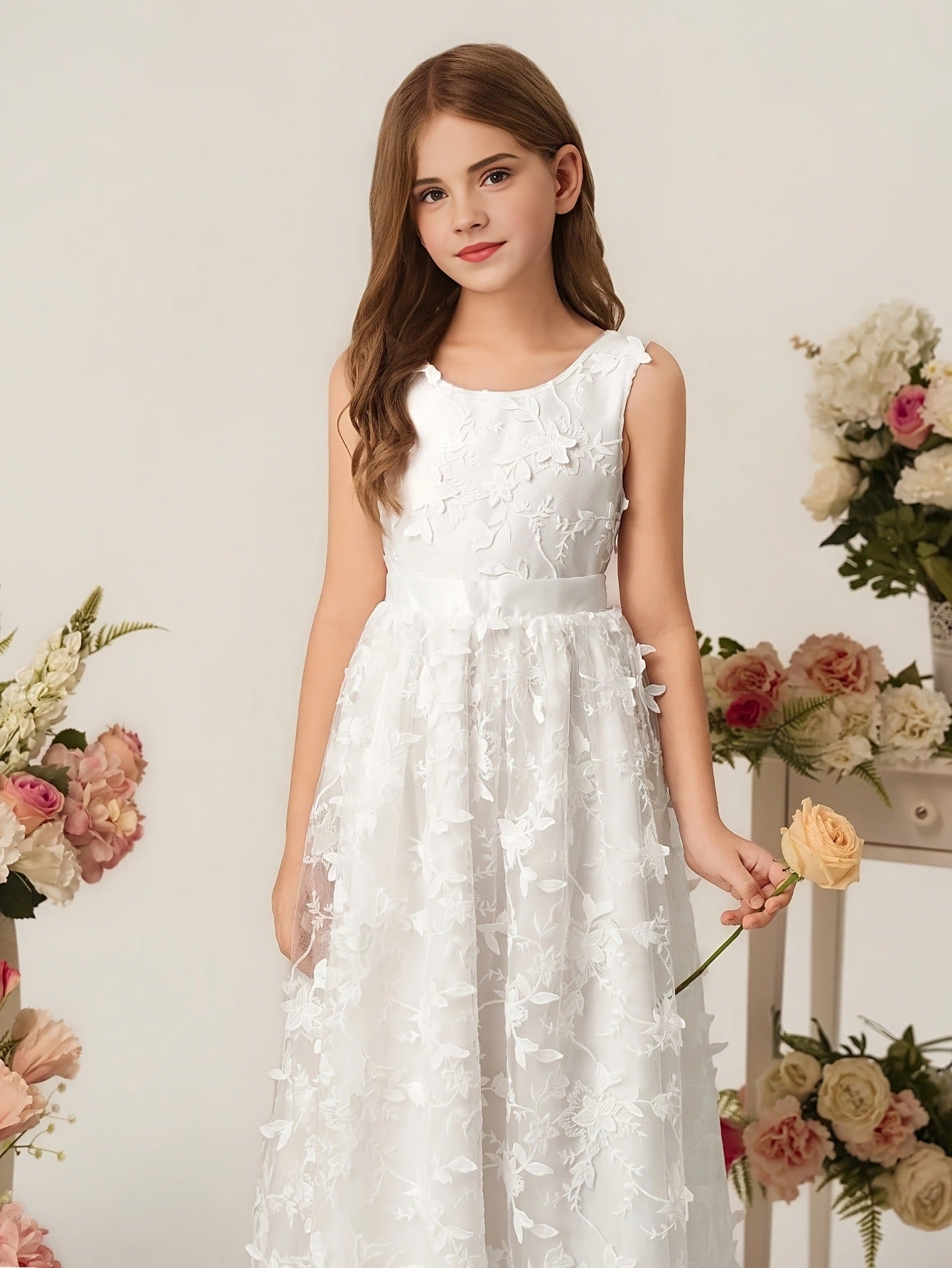 Girl's Princess Lace Dress