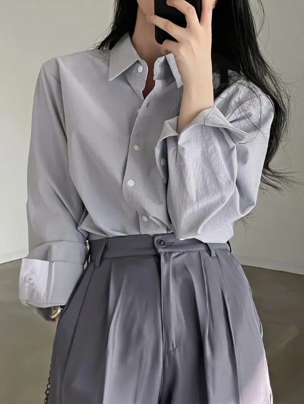 Comfortable, breathable, stylish and casual long-sleeved shirt