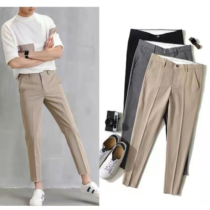 Slim-fitting trousers for men