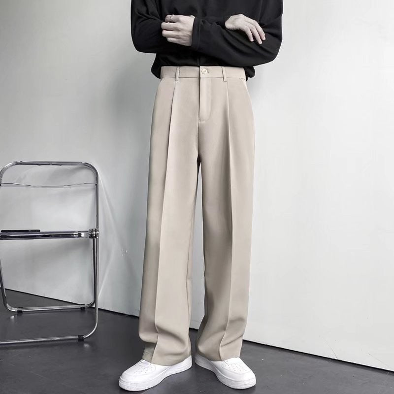 Men's Wide Leg Casual Trousers