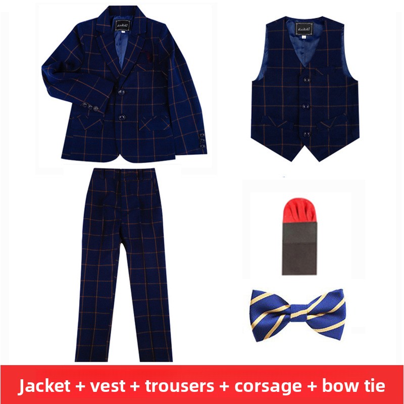 Boys' Plaid Suit