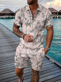 Men's short-sleeved Polo shirt set