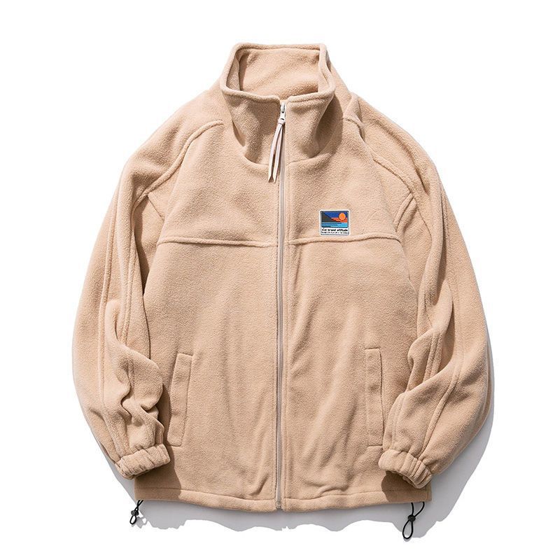Men's Fleece Stand Collar Casual Jacket