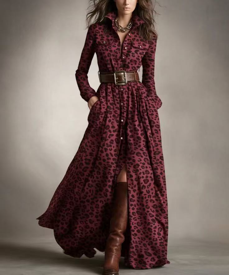 Retro Plaid Slimming Irregular Dress
