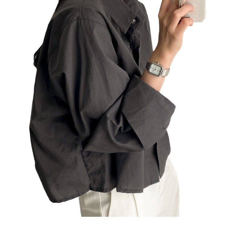 Stylish and versatile collared shirt for women