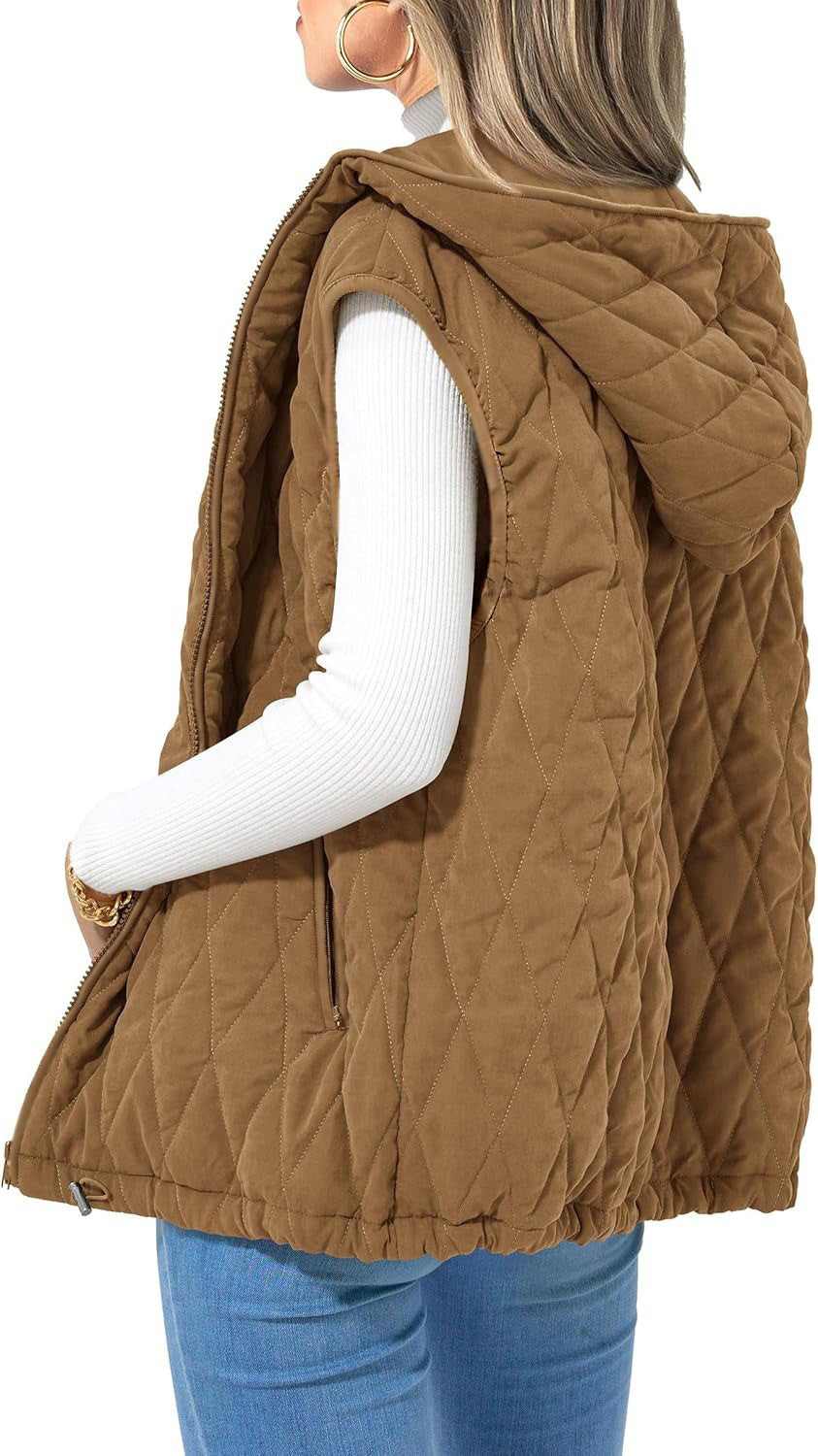Women's Hooded Cotton Vest