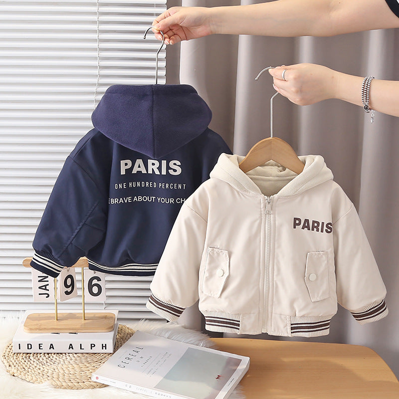 Boys' Fleece Hooded Jacket