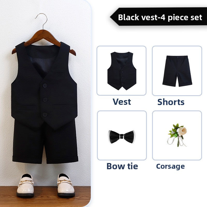 Boys' Formal Vest Suit Set