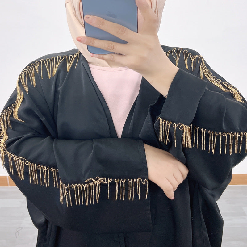 Women's Bat Sleeve Loose Cardigan Robe