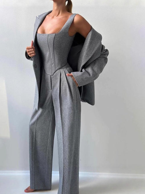 Women's Elegant Three-Piece Suit