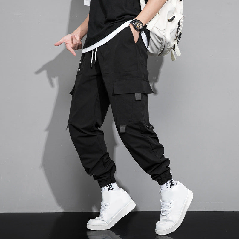 Loose-fitting casual work trousers